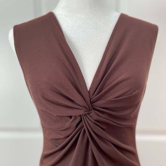 London Times Brown Cocktail Dress - Picture 2 of 4